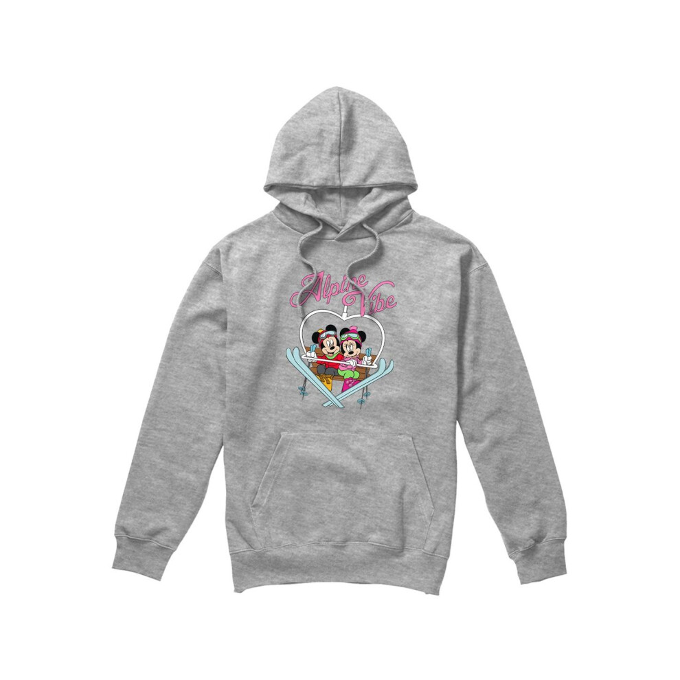 (L, Sport Heather) Disney Mens Alpine Vibes Mickey Mouse Hoodie