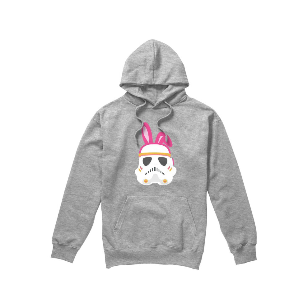 (M, Sport Heather) Star Wars Mens Easter Bunny Stormtrooper Hoodie