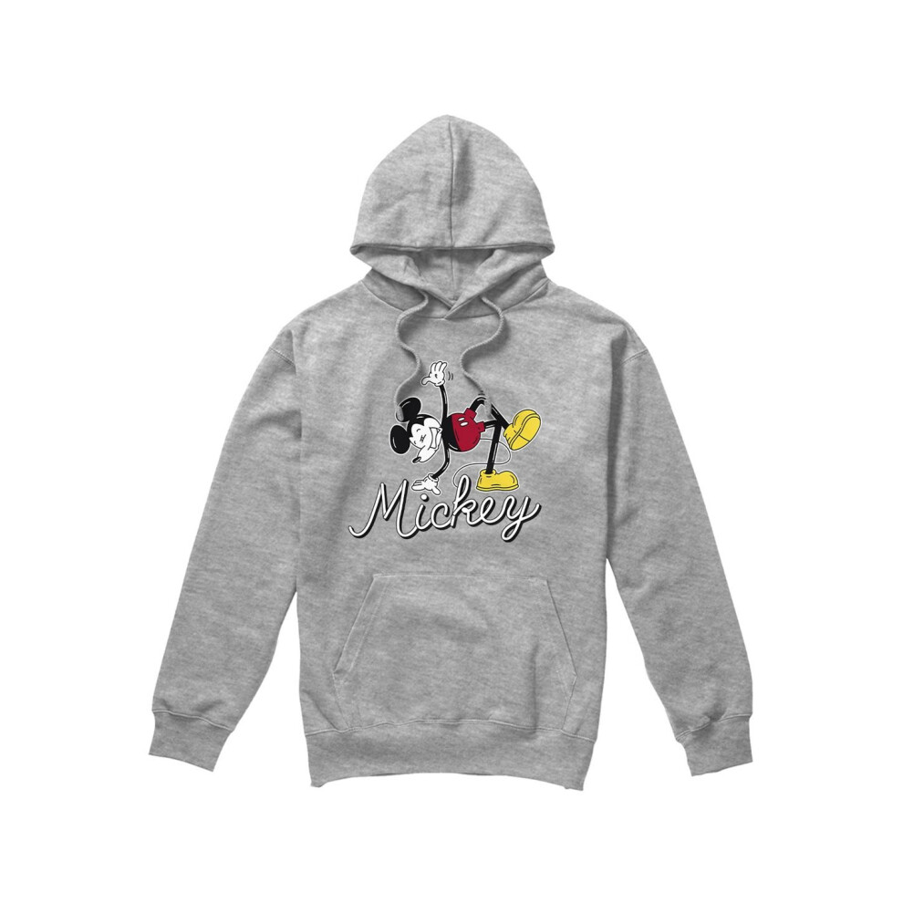 (L, Sport Heather) Disney Mens Funky Dance Mickey Mouse Mickey Mouse Hoodie