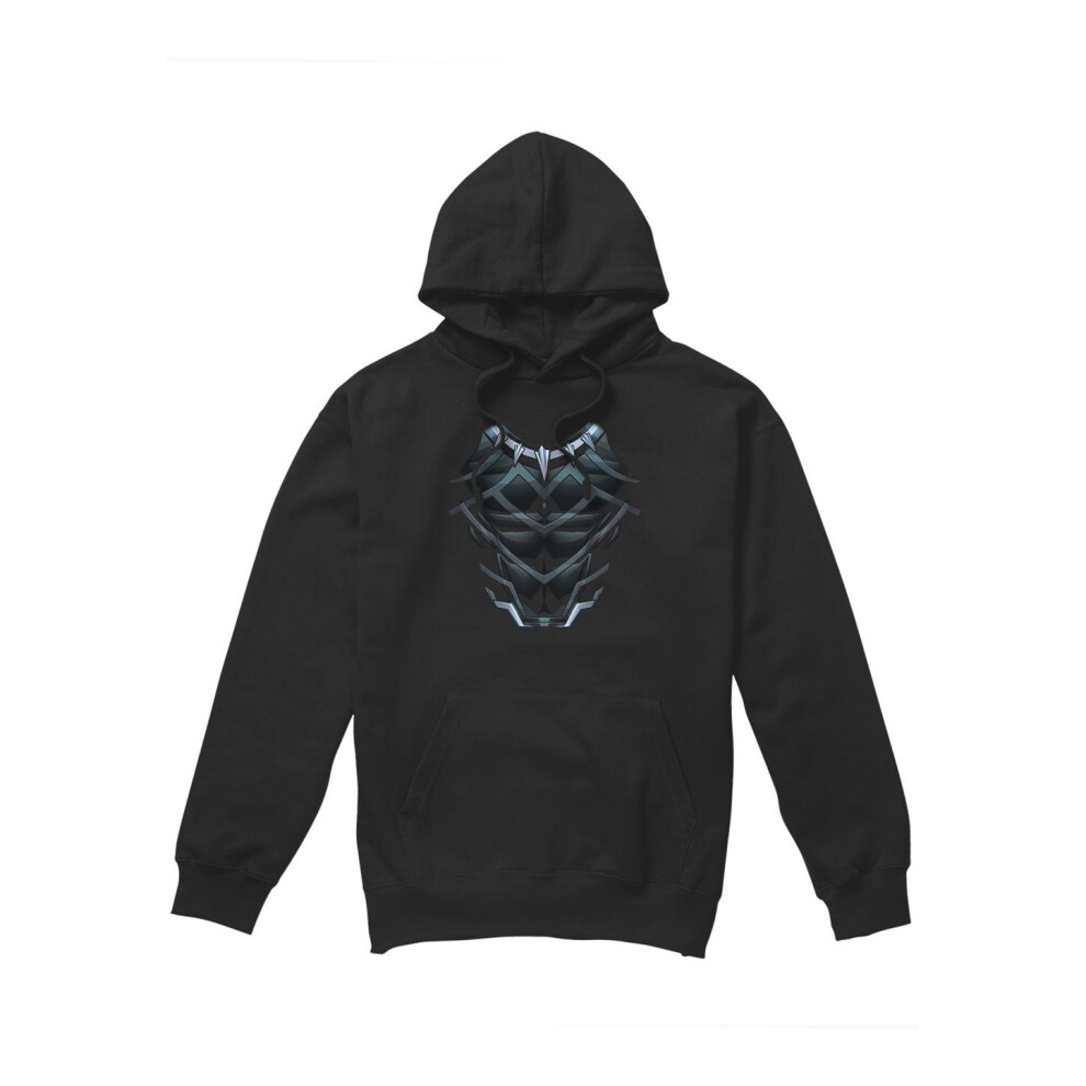 (M, Black) Black Panther Mens Costume Hoodie