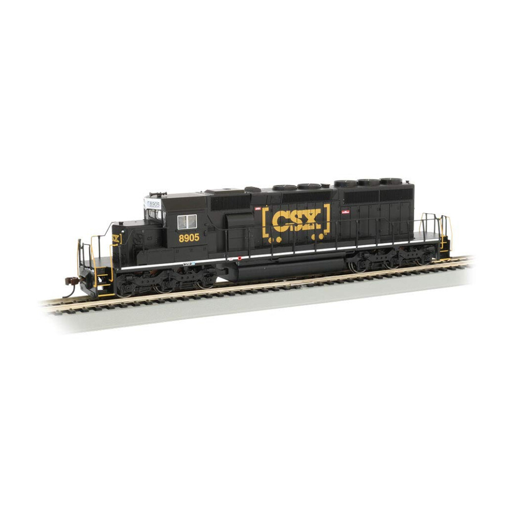 EMD SD40-2 Dcc Equipped Diesel Locomotive CSX #8905 (HTM) - Black - HO Scale