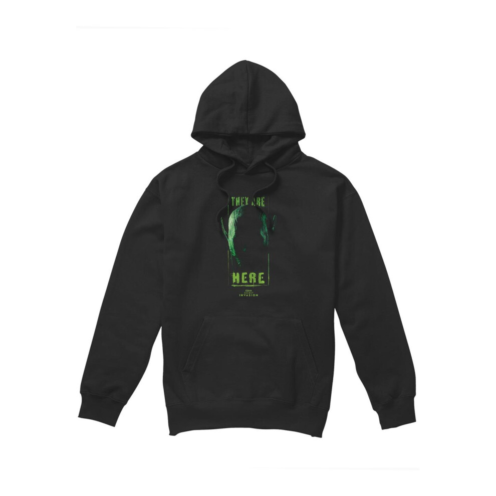 (S, Black) Marvel Mens Secret Invasion Hoodie