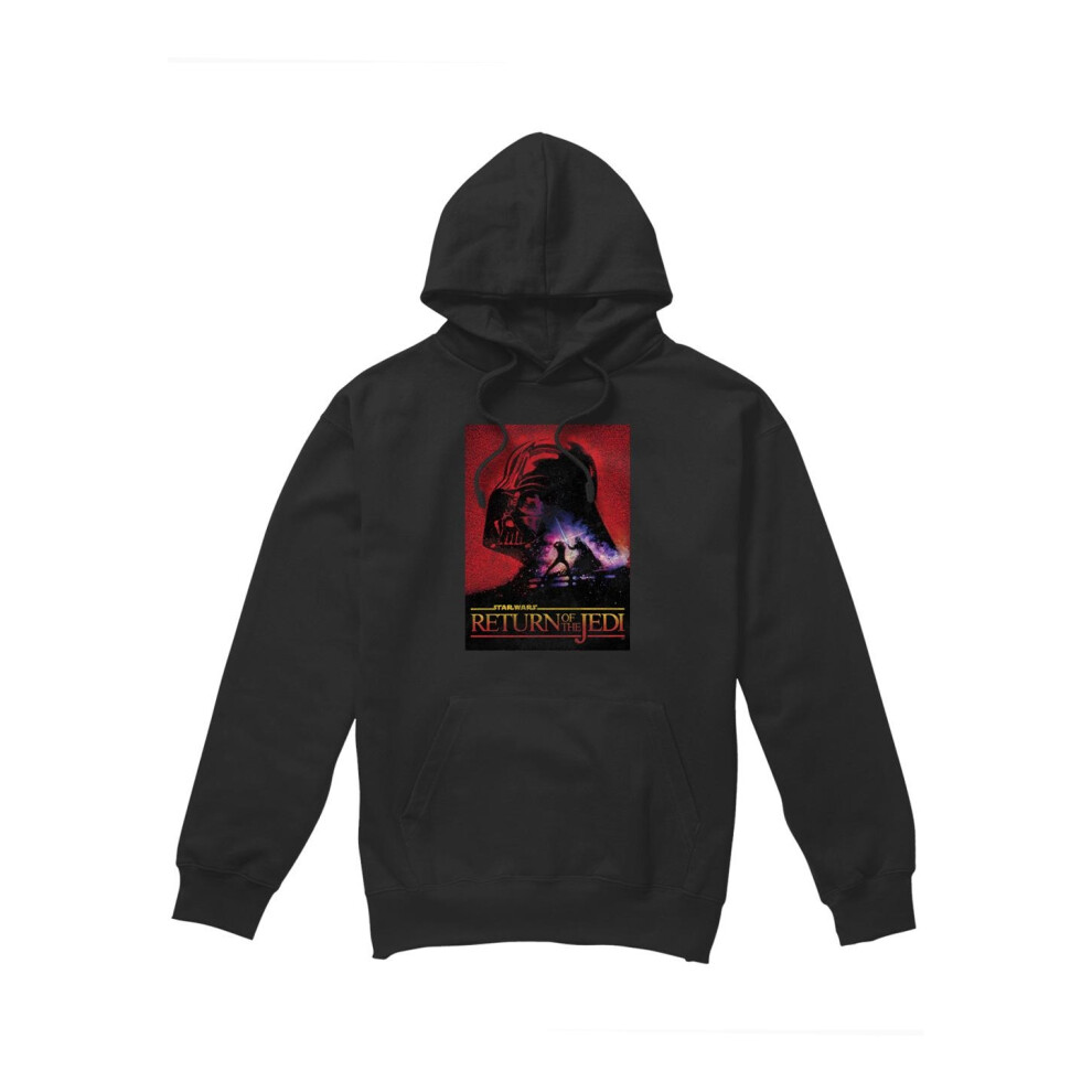 (XXL, Black) Star Wars Mens Return Of The Jedi Block Hoodie