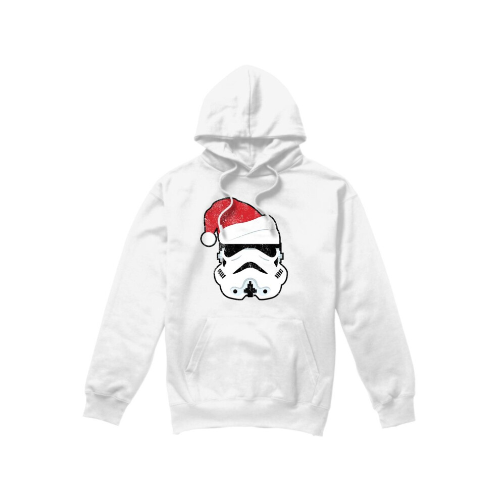 (XXL, White) Star Wars Mens Stormtrooper Santa Christmas Hoodie