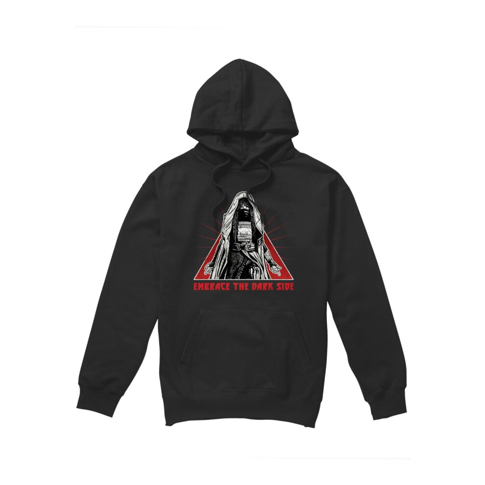 (S, Black) Star Wars: The Acolyte Mens Embrace The Dark Side Of The Force Hoodie