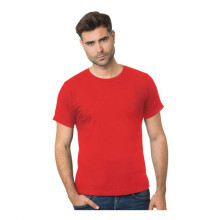 Bayside Unisex Fine Jersey Crew T-Shirt  Rot XL