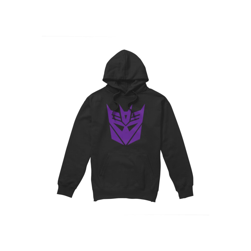 (XL, Black) Transformers Mens Decepticon Hoodie