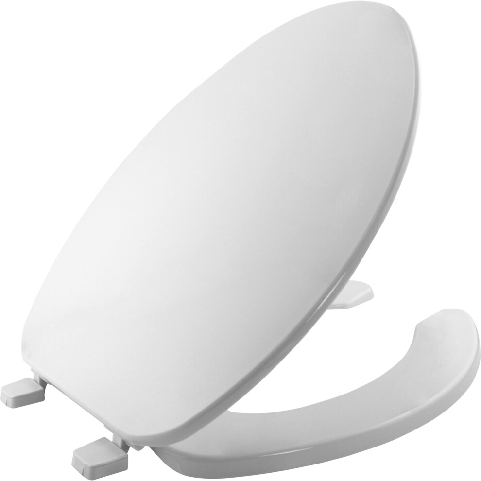 Bemis Elongated Open Front Toilet Seat White