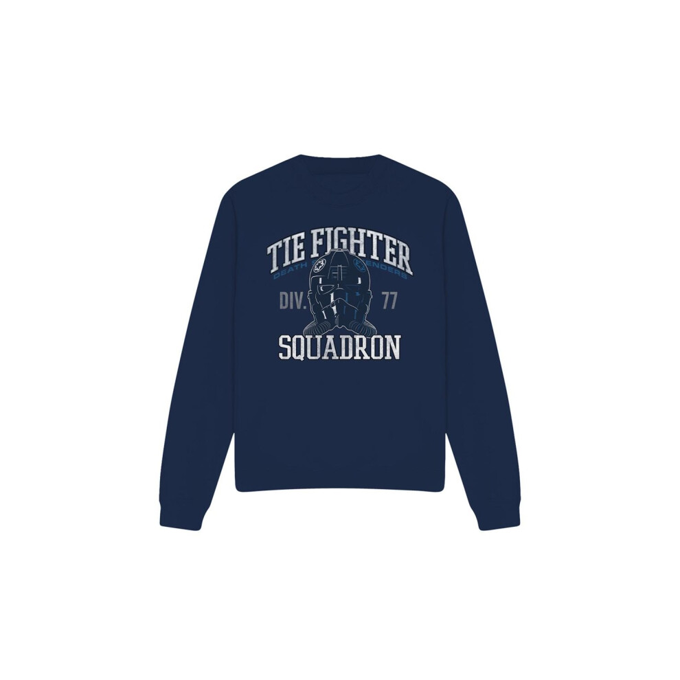 (XL, Navy) Star Wars Unisex Adult Tie Fighter Squadron Sweatshirt