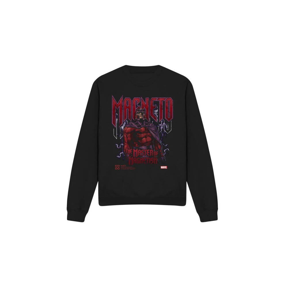 (XXL, Black) Marvel Unisex Adult X-Men Magneto Sweatshirt