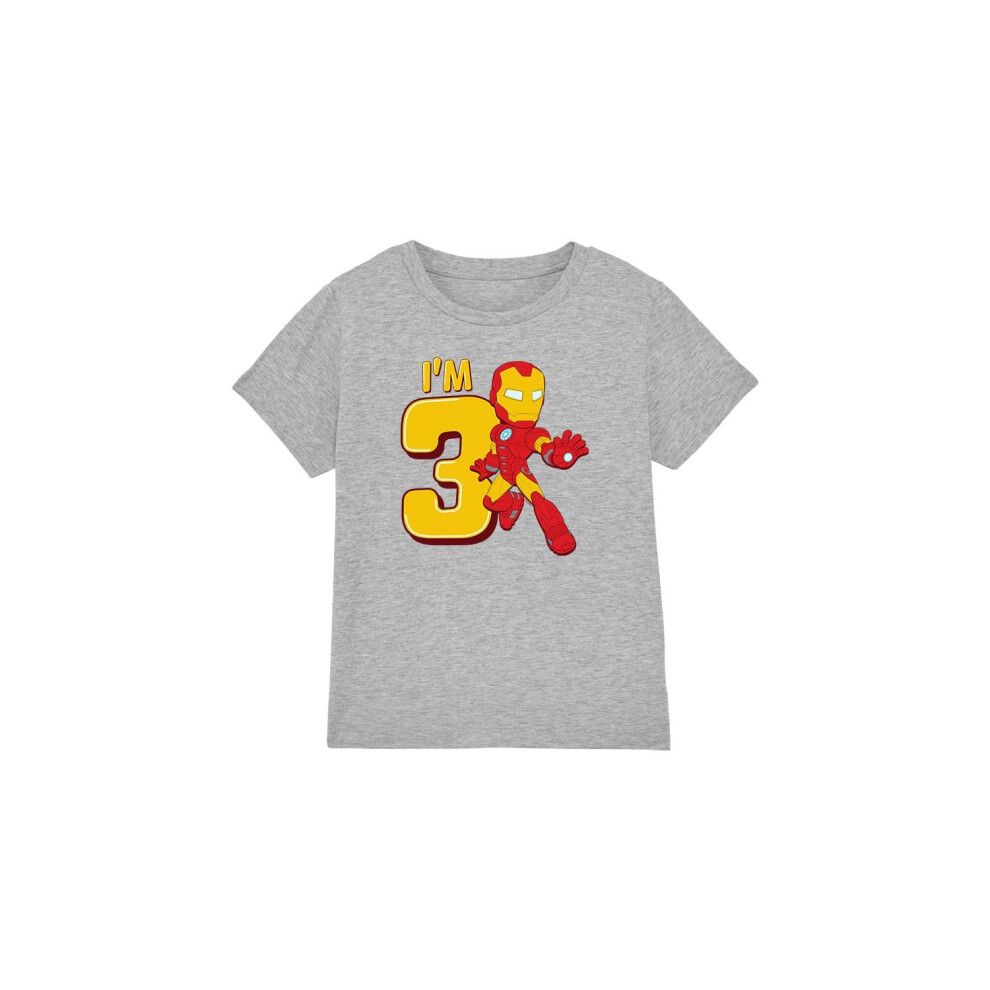 Iron Man Childrens/Kids Cute 3rd Birthday T-Shirt