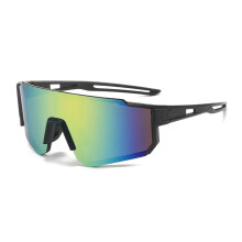 (Gold) Cycling Sunglasses Eyewear Bicycle Goggles UV Protection Windproof Glasses For Men Women Polarized Lens Road Riding Bike Glasses