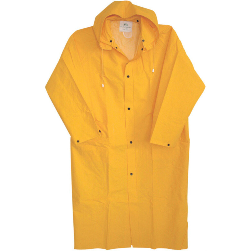 Veste de pluie en rayonne avec revêtement PVC jaune Boss L