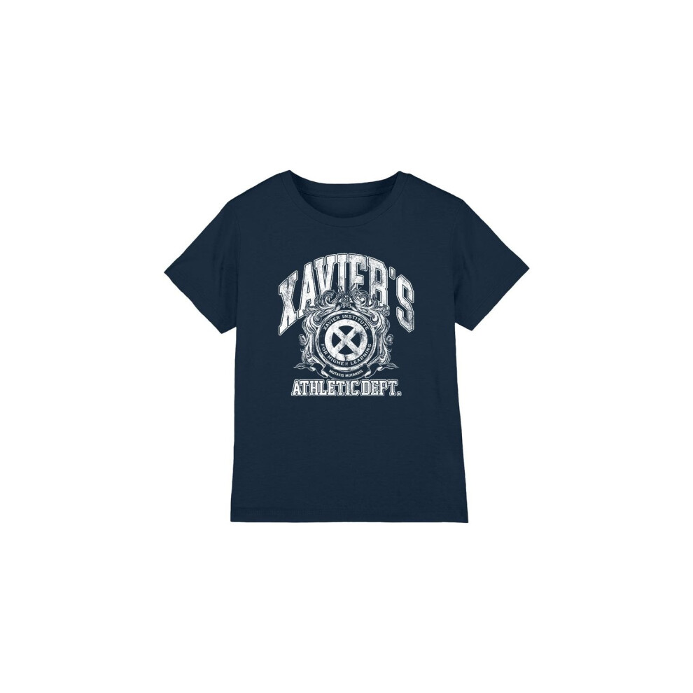 (12-13 Years, Navy) Marvel Childrens/Kids X-Men Athletic Dept Professor X T-Shirt