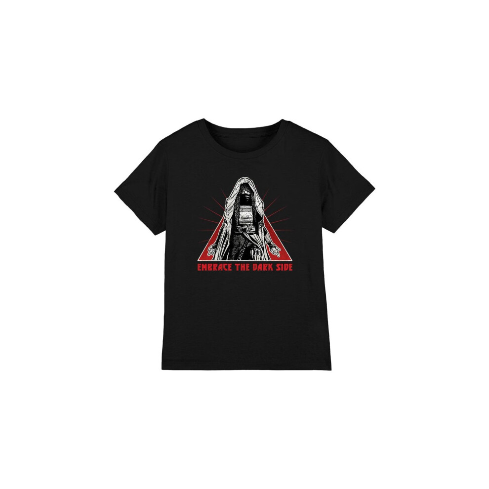 (3-4 Years, Black) Star Wars: The Acolyte Childrens/Kids Embrace The Dark Side Of The Force T-Shirt