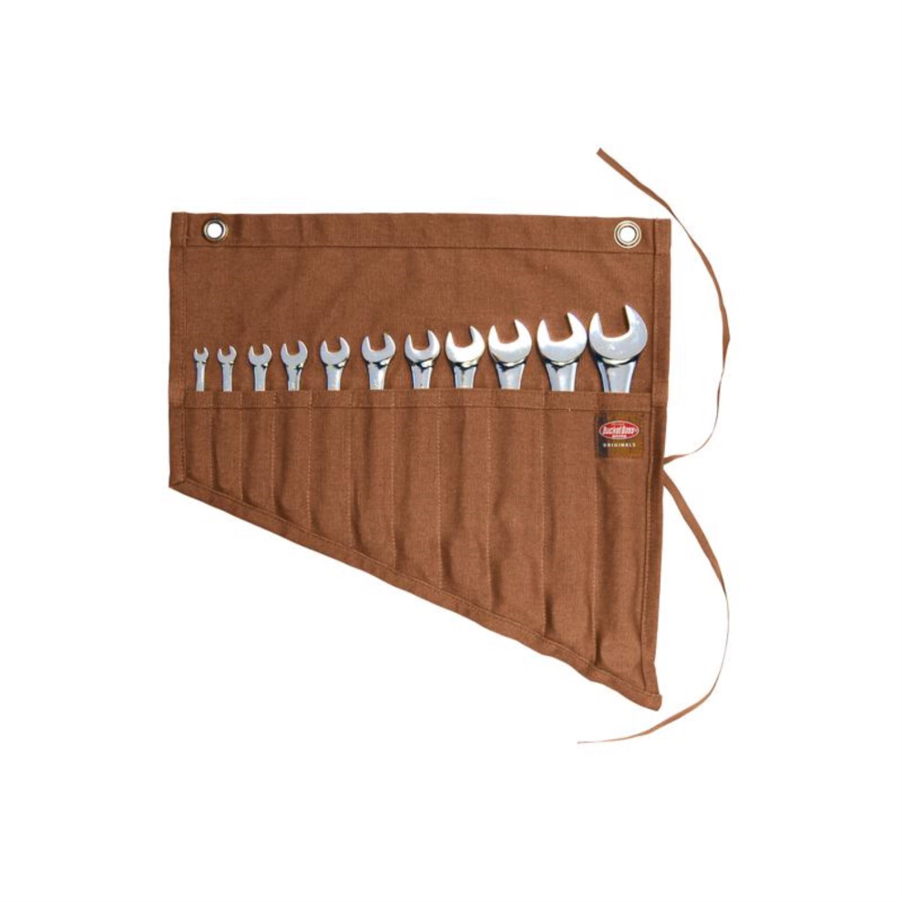 Photos - Tool Box Bucket Boss 17.5 in. H Canvas Wrench Roll Up 11 pocket Brown 1 pc 2033964