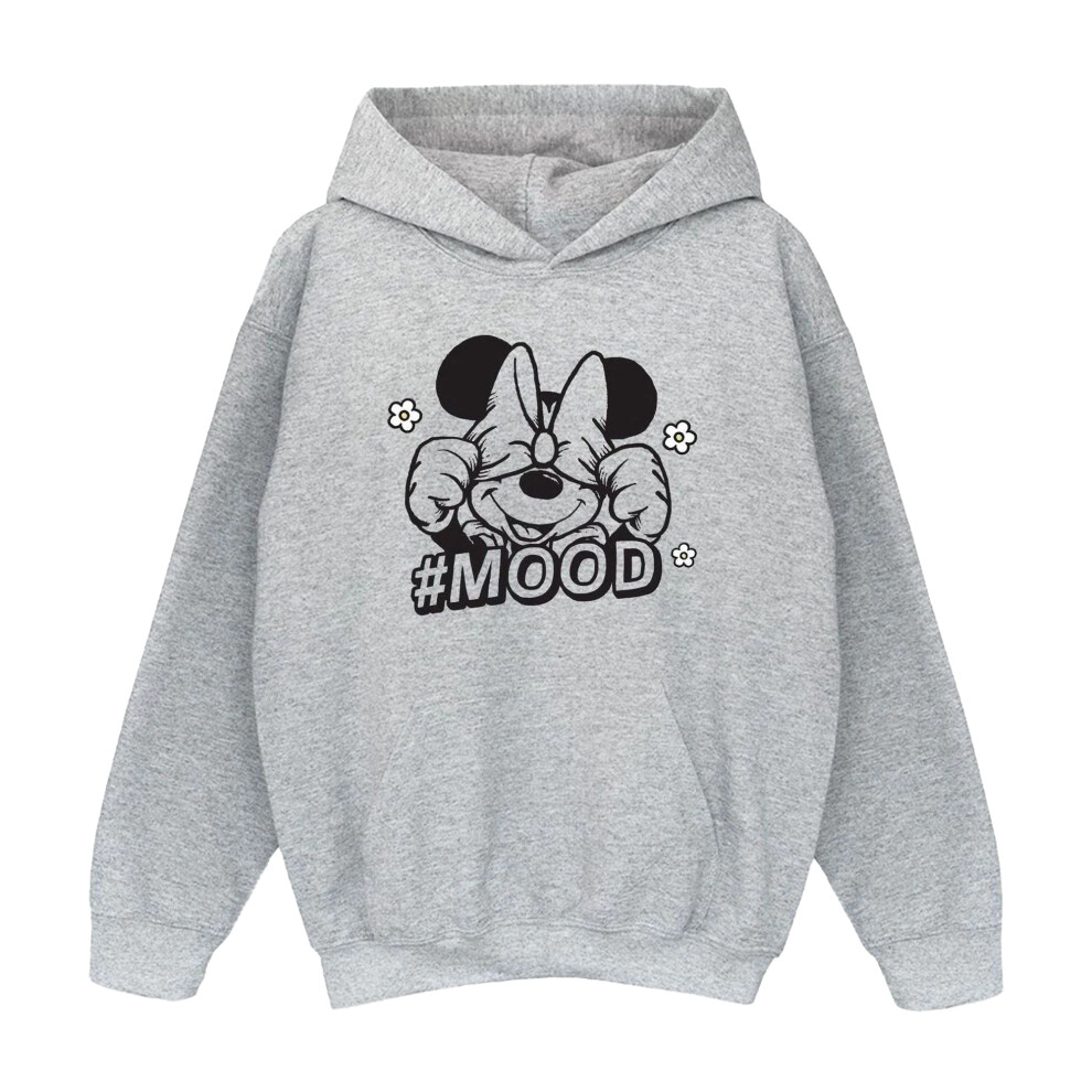 (3-4 Years, Sports Grey) Disney Girls Minnie Mouse Three Faces Hoodie