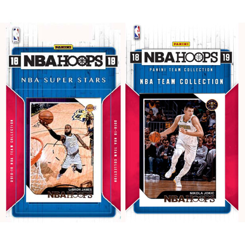 NBA Denver Nuggets Licensed 2018-19 Hoops Team Set Plus 2018-19 Hoops All-Star Set