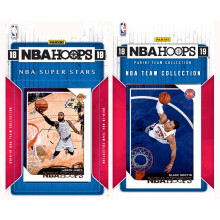 NBA Detroit Pistons lizenziertes 2018-19 Hoops Team-Set plus 2018-19 Hoops All-Star-Set