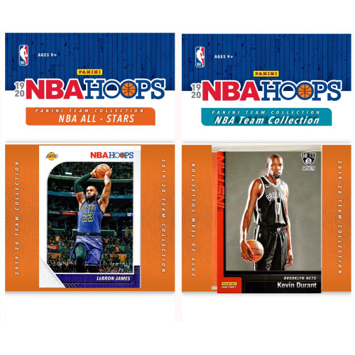 NBA Brooklyn Nets Licensed 2019-20 Hoops Team Set Plus 2019-20 Hoops All-Star Set