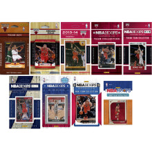 NBA Chicago Bulls 9 verschiedene lizenzierte Sammelkarten-Team-Sets