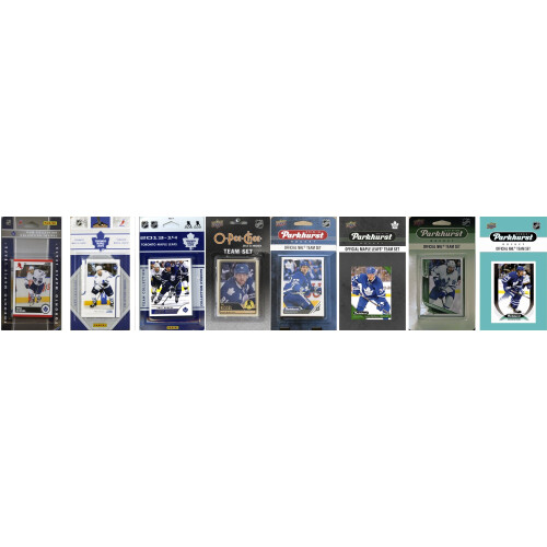 NHL Toronto Maple Leafs 8 Different Licensed Trading Card Team Sets