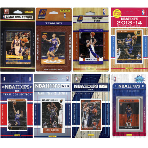 NBA Phoenix Suns 8 Different Licensed Trading Card Team Sets