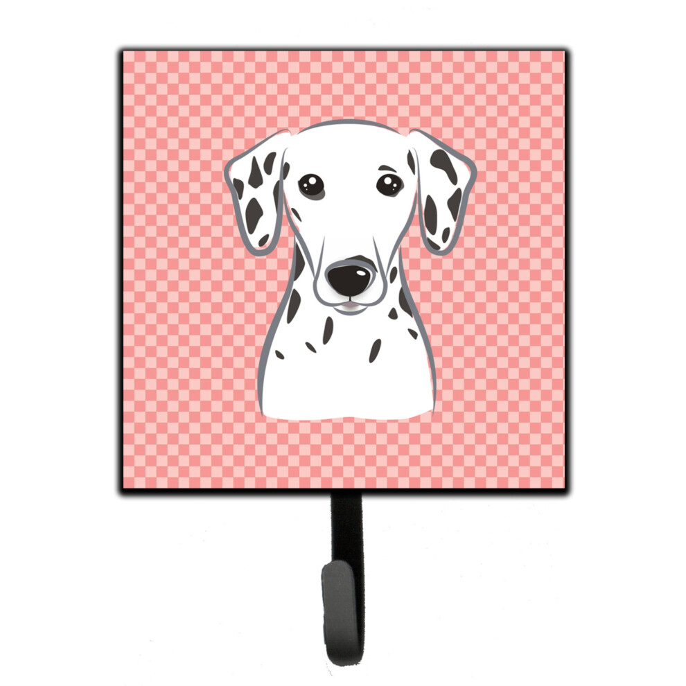 Caroline's Treasures BB1210SH4 Checkerboard Pink Dalmatiner Leine Oder Schl Sselanh Nger Klein Mehrfarbig-image