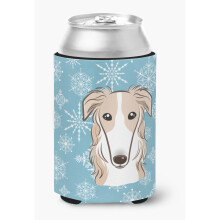 """" Caroline's Comorsures Fulgi de zapada Borzoi Can/Bottle Hugger Multicolor """"