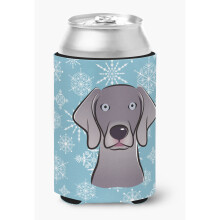 """" Caroline's Treasures Fulg de zapada Weimaraner poate/Bottle Hugger Multicolor """"