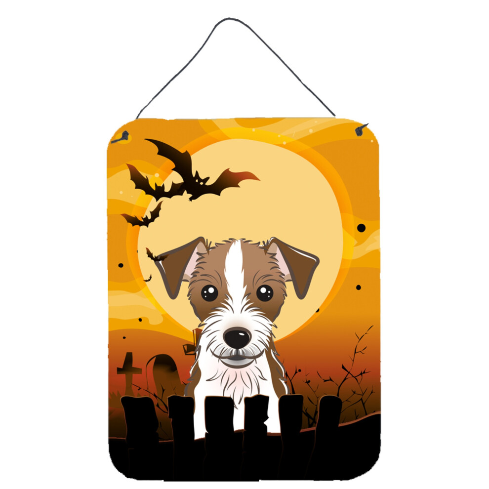 ""Caroline's Treasures Impressions Murales Ou De Porte Jack Russell Terrier D'halloween BB1760DS1216 16HX12W Multicolore""-image