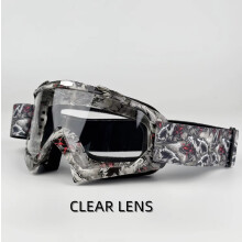 (10C-CLEAR) Newest Motorcycle Goggles For Men Motocross Sunglasses Safety Protective MX Night Vision Helmet Goggles vintage Driving Glasses