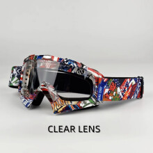 (11B-CLEAR) Newest Motorcycle Goggles For Men Motocross Sunglasses Safety Protective MX Night Vision Helmet Goggles vintage Driving Glasses