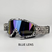 (11A-BLUE) Newest Motorcycle Goggles For Men Motocross Sunglasses Safety Protective MX Night Vision Helmet Goggles vintage Driving Glasses
