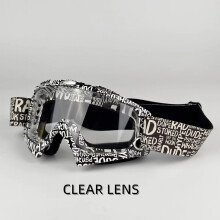 (11A-CLEAR) Newest Motorcycle Goggles For Men Motocross Sunglasses Safety Protective MX Night Vision Helmet Goggles vintage Driving Glasses