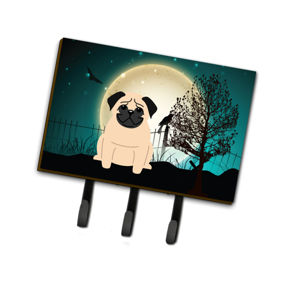 Caroline's Treasures Halloween Gruseliger Mops-Rehkitz-Leine Oder Schl Sselhalter BB2198TH68 Triple-image