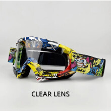 (10A-CLEAR) Newest Motorcycle Goggles For Men Motocross Sunglasses Safety Protective MX Night Vision Helmet Goggles vintage Driving Glasses