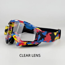 (09B-CLEAR) Newest Motorcycle Goggles For Men Motocross Sunglasses Safety Protective MX Night Vision Helmet Goggles vintage Driving Glasses