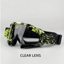 (08A-CLEAR) Newest Motorcycle Goggles For Men Motocross Sunglasses Safety Protective MX Night Vision Helmet Goggles vintage Driving Glasses