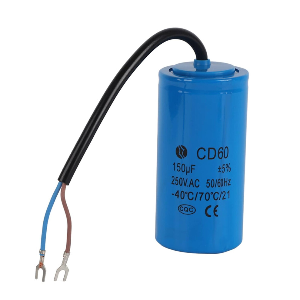 Cd60 250V Ac Run Capacitor,150Uf Start Run Motor Capacitor,For Motor Air Compressors Etc With Frequency Of 50Hz And 60Hz 8000000013156