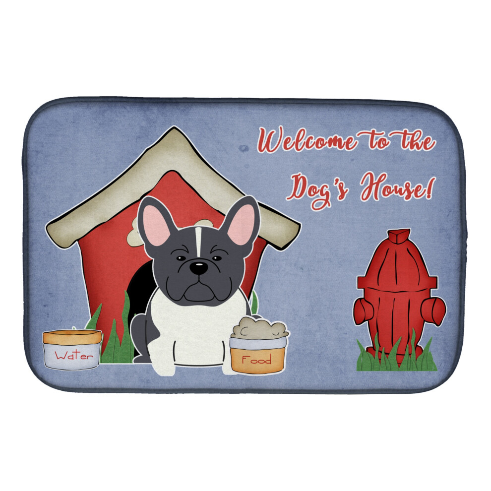 Caroline's Treasures BB2766DDM Dish Suchy Mat 14 X 21 Dog House-image