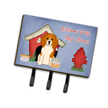 ""Caroline's Treasures Dog House Collection Beagle Tricolor Leash or Key Holder BB2794TH68  Triple""
