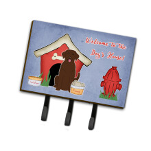 ""Caroline's Treasures Dog House Collection Chocolate Labrador Leash or Key Holder BB2810TH68  Triple""