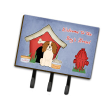 ""Caroline's Treasures Dog House Collection Cavalier Spaniel Leash or Key Holder BB2812TH68  Triple""