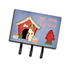 ""Caroline's Treasures Dog House Collection Brittany Spaniel Leash or Key Holder BB2826TH68 Triple Multicolor""