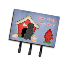 ""Caroline's Treasures Dog House Collection Briard Black Leash or Key Holder BB2835TH68  Triple  Multicolor""