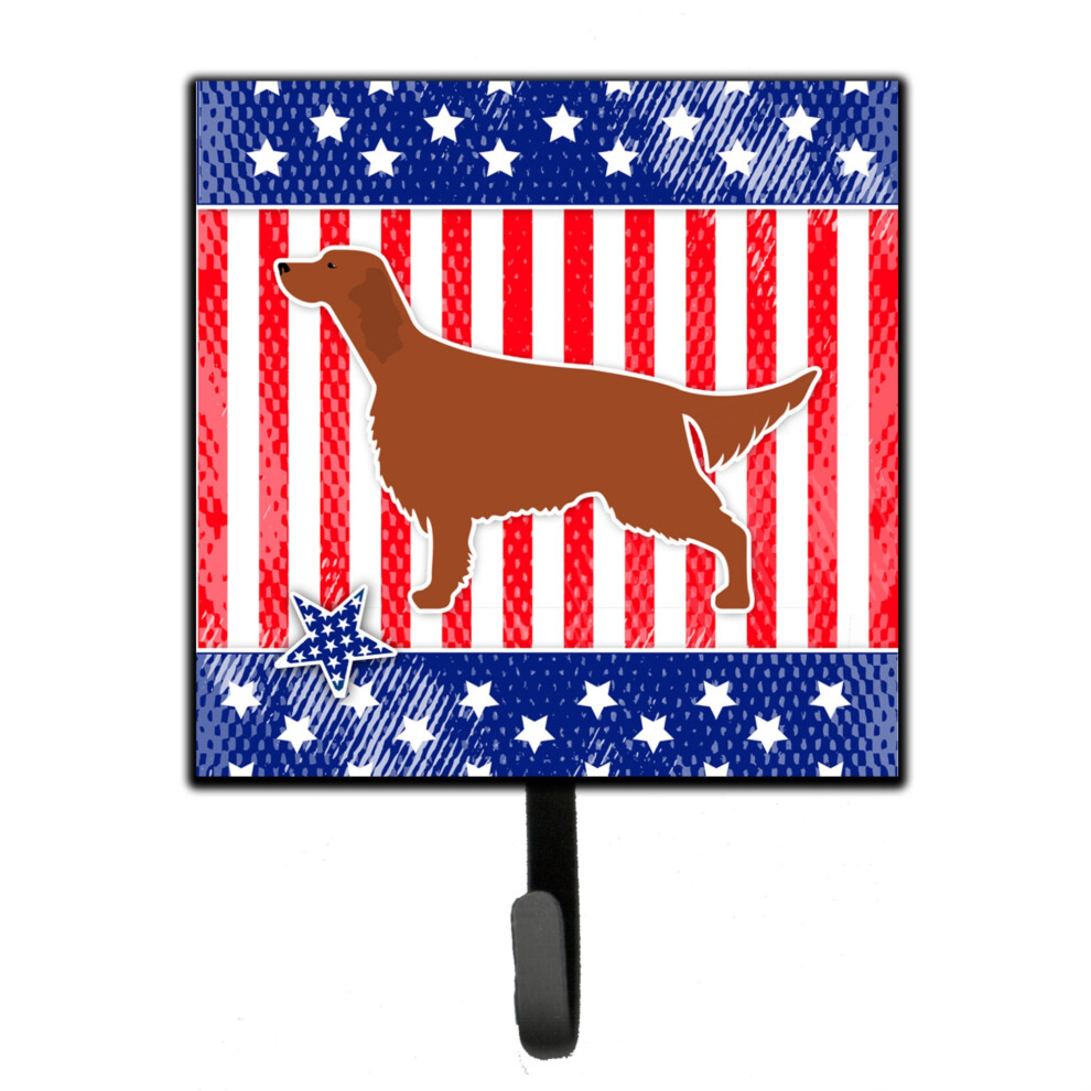 ""Caroline's Treasures Porte-cl   s ou laisse Patriotic Rish Setter IUSA BB3293SH4 Petit Multicolore""