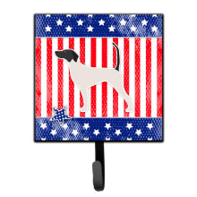 ""Caroline's Treasures USA Patriotic English Pointer Leash or Key Holder BB3295SH4  Small  Multicolor""