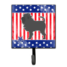 ""Caroline's Treasures USA Patriotic Affenpinscher Leash or Key Holder BB3348SH4  Small  Multicolor""