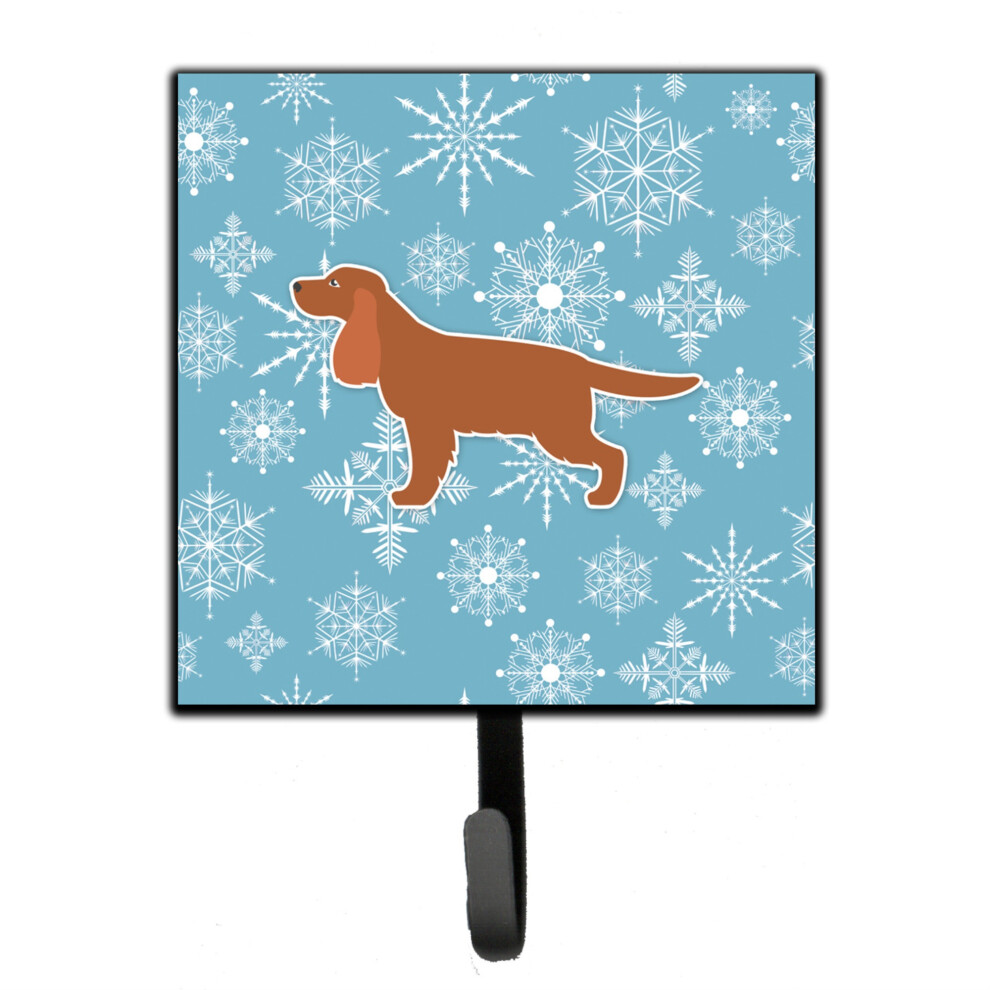 ""Caroline's Treasures Porte-cl   s ou laisse en forme de flocon de neige d'hiver pour Cocker Spaniel anglais BB3512SH4 Petit mod   le multicolore""